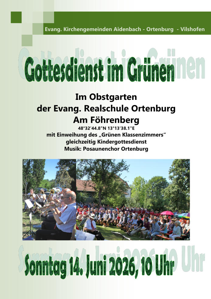 Gottesdienst im Grünen