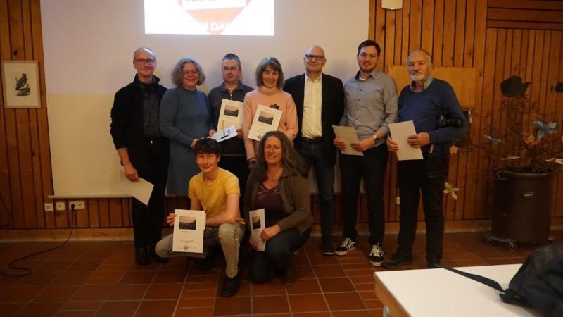 Geehrte Bläser des Evang. Posaunenchores